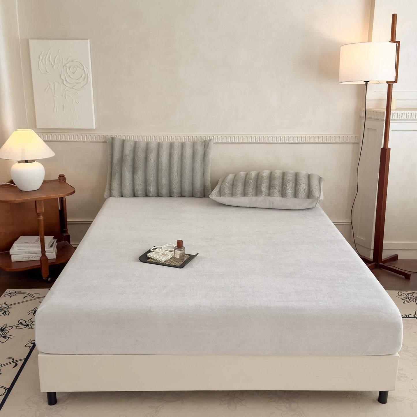 Lenjerie 4 piese Cocolino Waves gri – LCWG