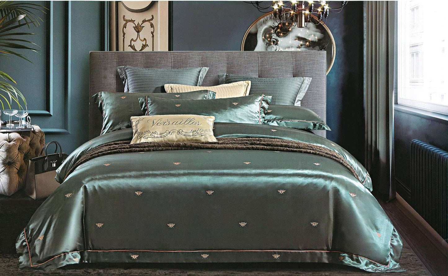 Lenjerie Jacquard 6 piese CasaNewConcept – Model T07