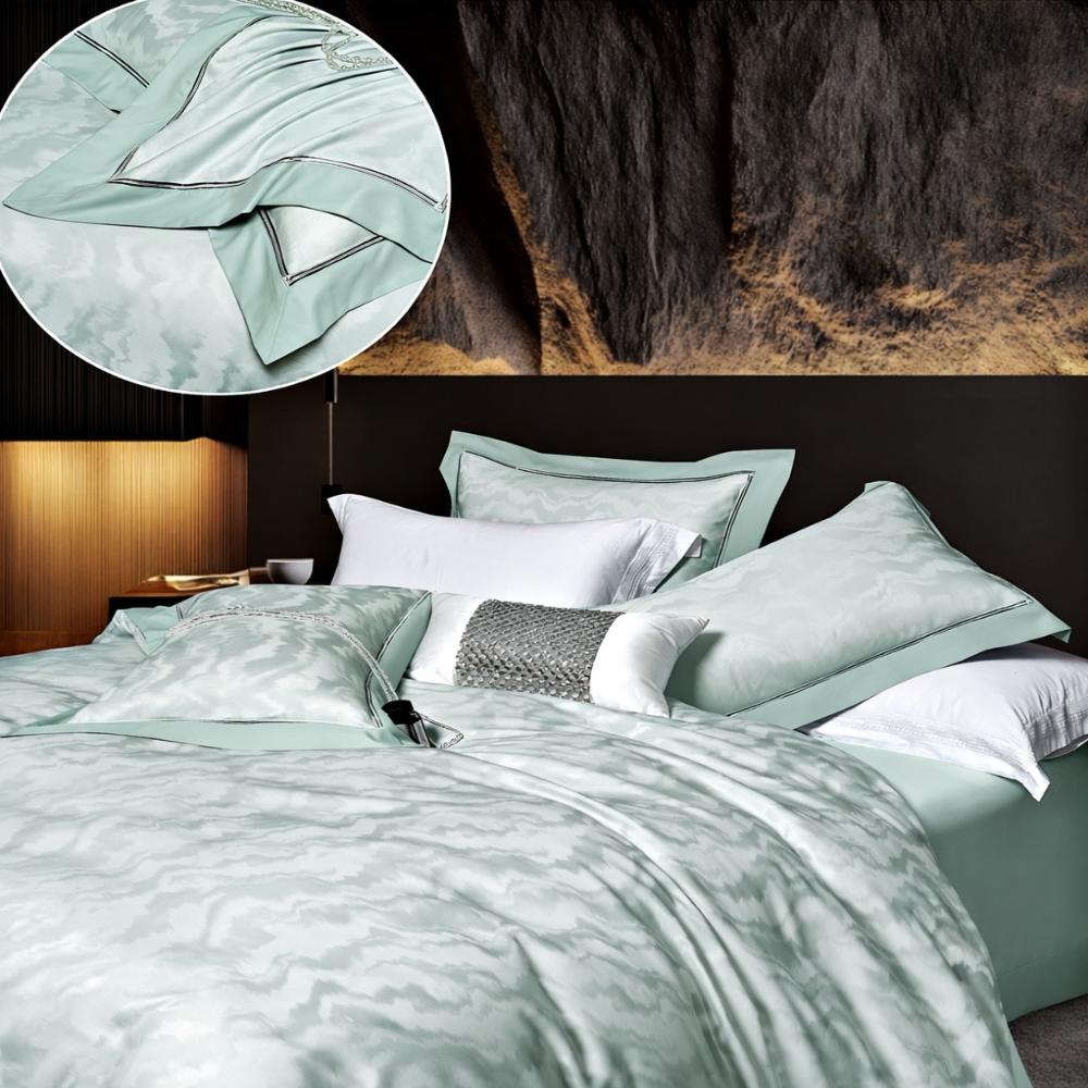 Lenjerie de Pat din Bumbac Satinat Premium, 4 Piese, BS03