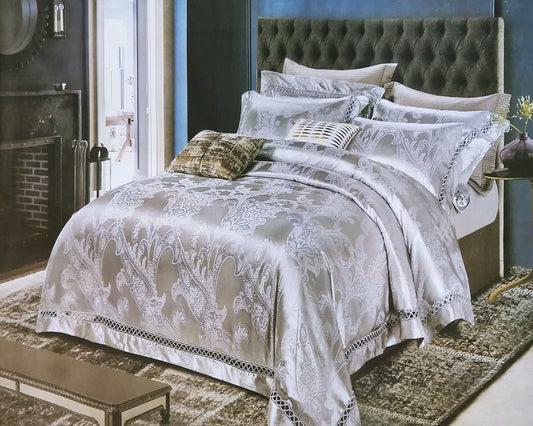 Lenjerie Jacquard 6 piese CasaNewConcept – Model T09
