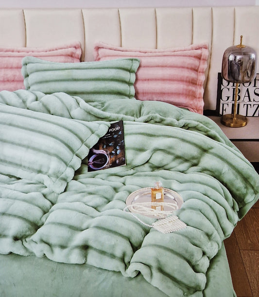 Lenjerie 4 piese Cocolino Waves green – LCWGR