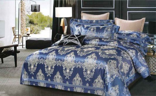 Lenjerie Jacquard 6 piese CasaNewConcept – Model T02
