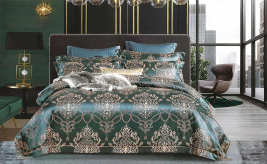 Lenjerie Jacquard 6 piese CasaNewConcept – Model T03