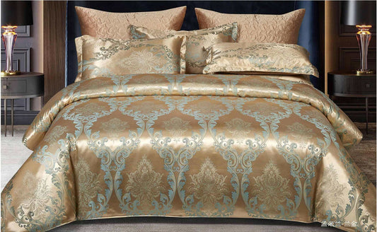 Lenjerie Jacquard 6 piese CasaNewConcept – Model T04