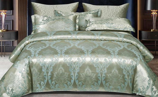 Lenjerie Jacquard 6 piese CasaNewConcept – Model T08