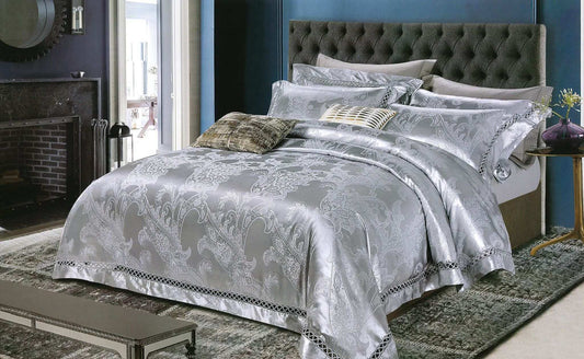 Lenjerie Jacquard 6 piese CasaNewConcept – Model T09