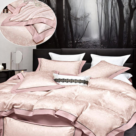 Lenjerie de Pat din Bumbac Satinat Premium, 4 Piese, BS02